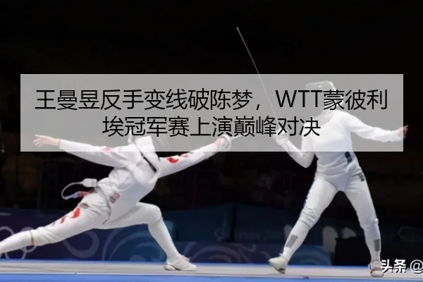 王曼昱反手变线破陈梦，WTT蒙彼利埃冠军赛上演巅峰对决